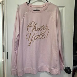 Lauren James “Cheers Y’all!” Tunic Sweatshirt